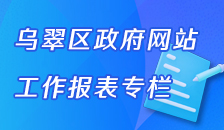 乌翠区政府网站工作报表专栏